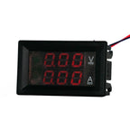 Dual-Display Voltage Current Meter Digital DC Voltage Meter, 10A (Red), 10A (Red Blue), 50A (Red), 50A (Red Blue) 10A (Red)