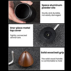 CNC Stainless Steel Hand Crank Coffee Bean Grinder, Pentagon Black, Pentagon Gray, Pentagon Red, Hexagon Black, Hexagon Gray, Hexagon Red, Seven Corner Black, Seven Corner Silver, Seven Corner Gray, Seven Corner Red