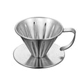 Double-layer Stainless Steel Pour-over Coffee Filter, Size:, Small Small