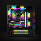 ARGB Chassis Light Bar Computer Decorative Silicone LED Lamp Strip, Y360 Round – Durable Build, Easy to Use