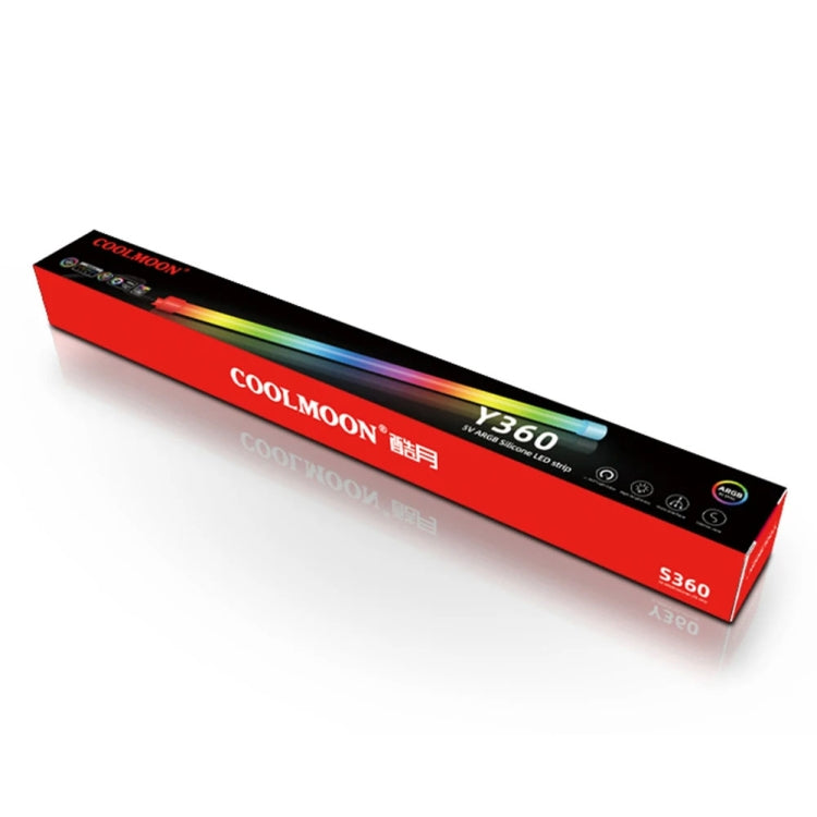 ARGB Chassis Light Bar Computer Decorative Silicone LED Lamp Strip, Y360 Round – Durable Build, Easy to Use