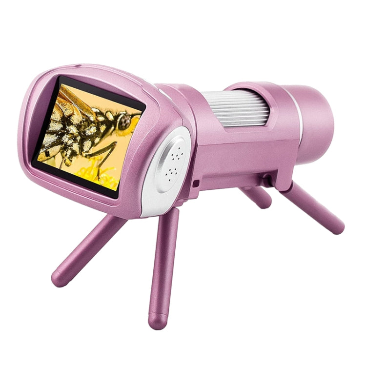 Children Camera Microscope USB Electronic Microscope Digital Magnifying Glass, Children Camera Pink, Children Camera Silver Gray Children Camera Pink Pink