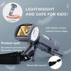Children Camera Microscope USB Electronic Microscope Digital Magnifying Glass, Children Camera Pink, Children Camera Silver Gray