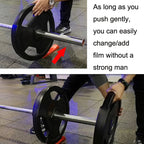 Portable Non-slip Barbell Silicone Protective Gasket Change Film Barbell Plate Protector, Barbell Protective Gasket (Black), Barbell Protective Gasket (Red), Barbell Protective Gasket (Blue)