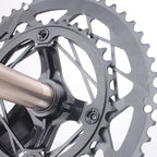 RACEWORK RKRFA Road Bike Aluminum Alloy 22-speed Crankset, Spec:, 50-34T without BB, 53-39T without BB, 50-34T with BB, 53-39T with BB – Aluminum Alloy