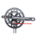 RACEWORK RKRFA Road Bike Aluminum Alloy 22-speed Crankset, Spec:, 50-34T without BB, 53-39T without BB, 50-34T with BB, 53-39T with BB – Aluminum Alloy