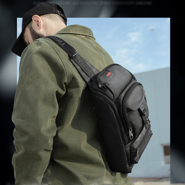 Tigernu T-S8182 Men Sports Chest Bag Waterproof Shoulder Bag, T-S8182 Black