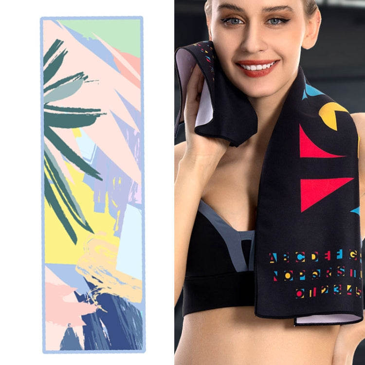 YDJ1223-1 Microfiber Double Sided Fleece Print Quick Dry Portable Sports Towel, Size:, Sports Towel(DESIGN), Sports Towel(Wait For You In Painting), Sports Towel(Summer), Sports Towel(Haruka Dreamland), Sports Towel(Happy), Sports Towel(BLESSED) –... Sports Towel(Summer) Summer
