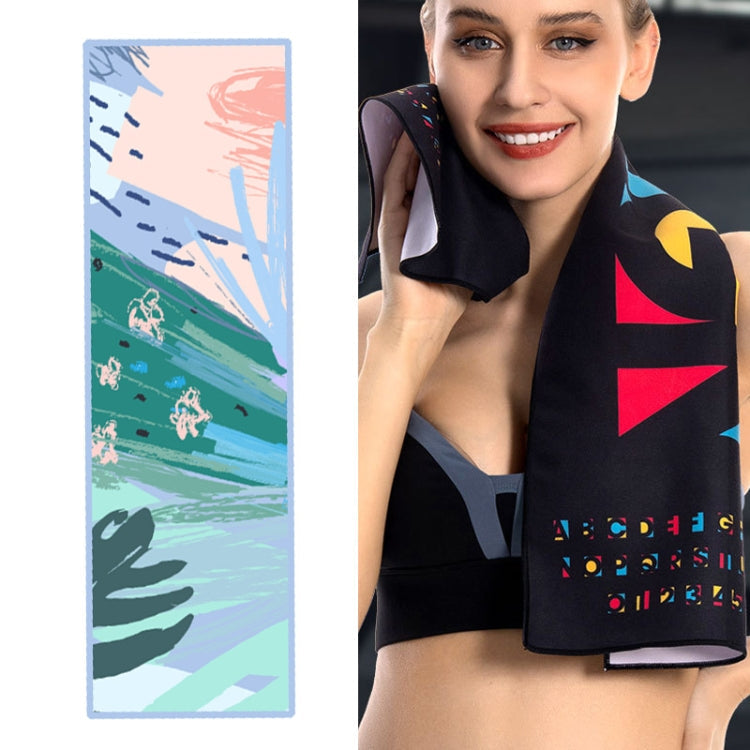 YDJ1223-1 Microfiber Double Sided Fleece Print Quick Dry Portable Sports Towel, Size:, Sports Towel(DESIGN), Sports Towel(Wait For You In Painting), Sports Towel(Summer), Sports Towel(Haruka Dreamland), Sports Towel(Happy), Sports Towel(BLESSED) –... Sports Towel(Haruka Dreamland) Haruka Dreamland