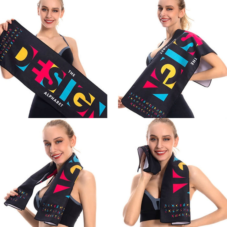YDJ1223-1 Microfiber Double Sided Fleece Print Quick Dry Portable Sports Towel, Size:, Sports Towel(DESIGN), Sports Towel(Wait For You In Painting), Sports Towel(Summer), Sports Towel(Haruka Dreamland), Sports Towel(Happy), Sports Towel(BLESSED)