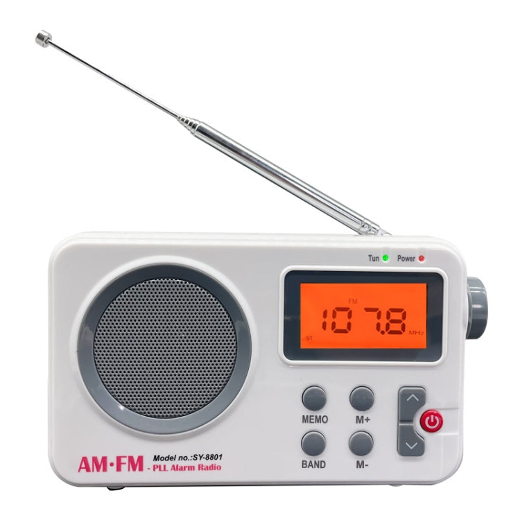 SY-8801 Portable Retro Radio HD LCD Screen Weight Bass Short Wave Radio, SY-8801 SY-8801