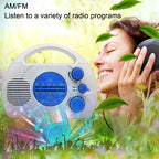 SY-910 AM/FM Two Waves Radio IPX4 Waterproof Portable Radio, SY-910