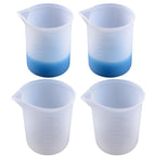 10 PCS Crystal Epoxy Silicone With Scale 100ml Measuring Cup, 10 PCS 100ml