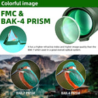 40X60 Outdoor Night Vision High Power HD Monocular, (Standard), (Standard+Universal Clip+Tripod)