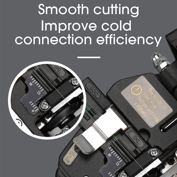 COMPTYCO AUA-6C High-Precision Cold Splicing Hot Melt Universal Fiber Optic Cable Cutter, AUA-6C – Leather