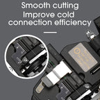 COMPTYCO AUA-6C High-Precision Cold Splicing Hot Melt Universal Fiber Optic Cable Cutter, AUA-6C – Leather