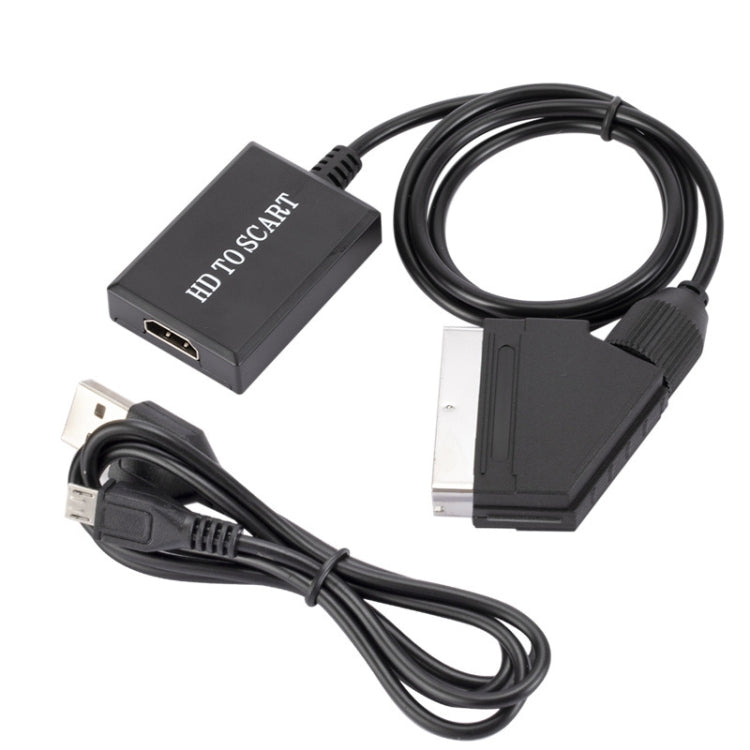 HDMI To Scart Converter 1080p HD Video Adapter, HDMI to SCART 1080P – TPU HDMI to SCART 1080P