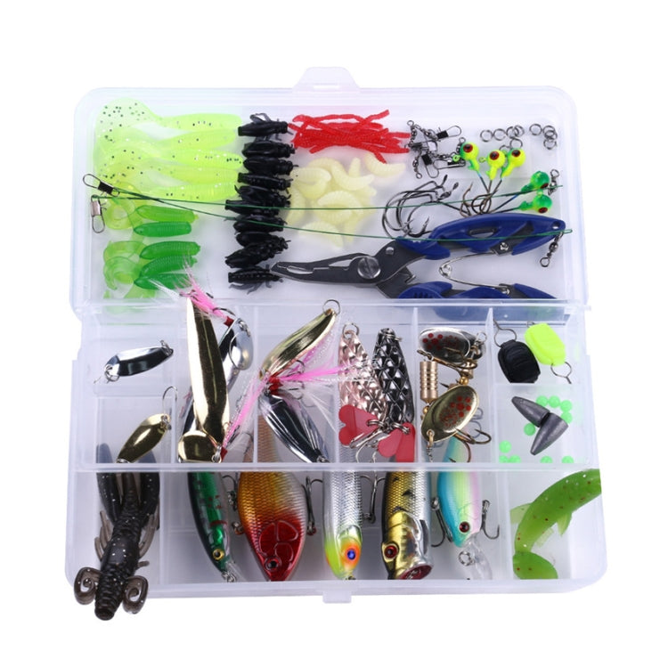 HENGJIA Sea Bass Fake Soft Bait Fishing Gear Accessories Freshwater Bait, 110 PCS / Box 110 PCS Box