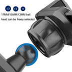Car Extension Hook Mobile Phone Bracket Accessories Round Air Outlet Bracket, 13mm Ball Head, 15mm Ball Head, 17mm Ball Head