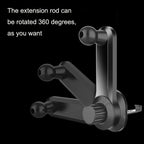 Car Extension Hook Mobile Phone Bracket Accessories Round Air Outlet Bracket, 13mm Ball Head, 15mm Ball Head, 17mm Ball Head
