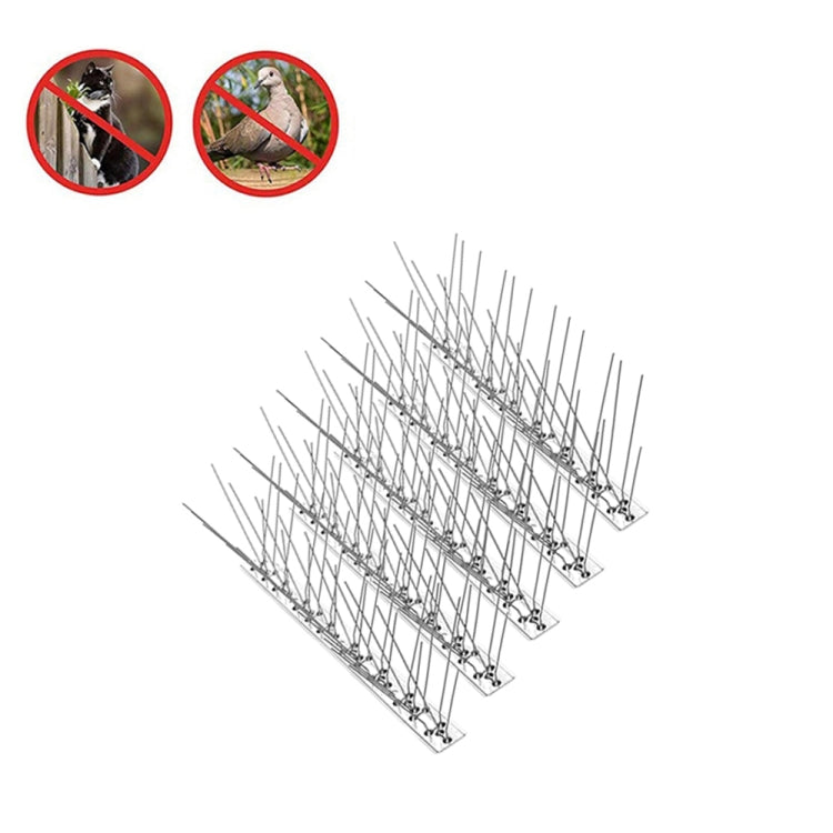 50cm Long Bird Repellent Anti-cat Thorn Stainless Steel Anti-bird Thorn, 10 PCS 50cm Long 10 PCS 50cm Long