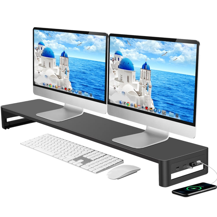 Vaydeer Multifunctional Desktop Widening Monitor Rack, Spec:, Single-layer Type (No USB), Single-layer Type (USB 3.0+3xUSB 2.0), Single-layer Type (Wireless Charger) – Durable Build, Easy to Use