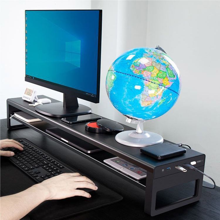 Vaydeer Multifunctional Desktop Widening Monitor Rack, Spec:, Single-layer Type (No USB), Single-layer Type (USB 3.0+3xUSB 2.0), Single-layer Type (Wireless Charger) – Durable Build, Easy to Use