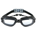 HAIZID HD Anti-fog Waterproof Myopia Swimming Goggles, Optical Black, Optical Blue, Optical Pink, Optical Gray, Plating Black, Plating Blue, Plating Pink, Myopia 150 Degrees, Myopia 200 Degrees, Myopia 250 Degrees, Myopia 300 Degrees, Myopia 350 Degree...