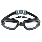 HAIZID HD Anti-fog Waterproof Myopia Swimming Goggles, Optical Black, Optical Blue, Optical Pink, Optical Gray, Plating Black, Plating Blue, Plating Pink, Myopia 150 Degrees, Myopia 200 Degrees, Myopia 250 Degrees, Myopia 300 Degrees, Myopia 350 Degree...