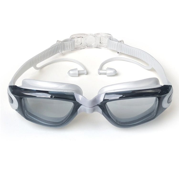 HAIZID HD Anti-fog Waterproof Myopia Swimming Goggles, Optical Black, Optical Blue, Optical Pink, Optical Gray, Plating Black, Plating Blue, Plating Pink, Myopia 150 Degrees, Myopia 200 Degrees, Myopia 250 Degrees, Myopia 300 Degrees, Myopia 350 Degree...