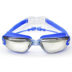 HAIZID HD Anti-fog Waterproof Myopia Swimming Goggles, Optical Black, Optical Blue, Optical Pink, Optical Gray, Plating Black, Plating Blue, Plating Pink, Myopia 150 Degrees, Myopia 200 Degrees, Myopia 250 Degrees, Myopia 300 Degrees, Myopia 350 Degree...
