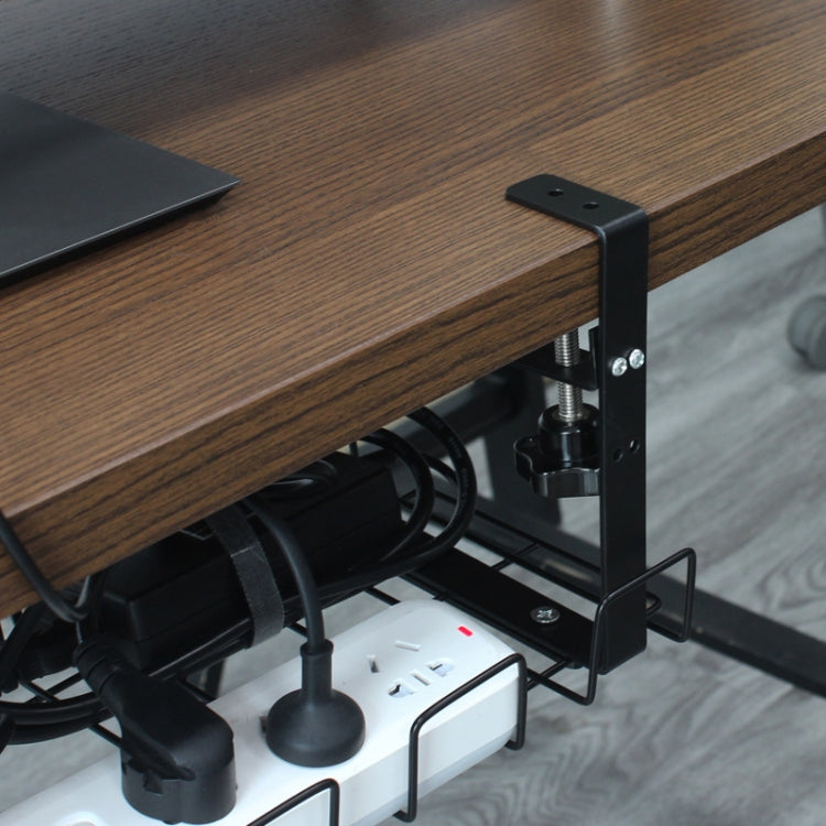 Under Desk Cable Management Tray Carbon Steel Cable Organizer Cable Storage Rack, 40.5 CM – Durable Build, Easy to Use