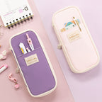 Macaron Double-Layer Retractable Large Capacity Pencil Case