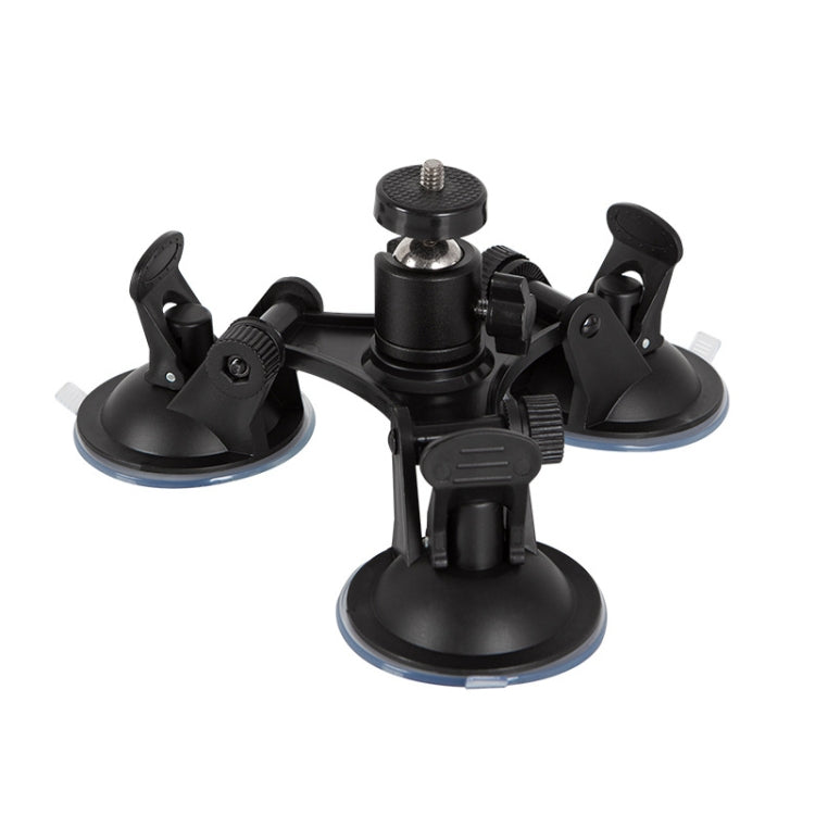 Car General Purpose Vehicle Bracket Suction Cup Fixed Glass Video Shooting Base, Suction Cup+PTZ, Suction Cup+PTZ+Gopro Screw, Suction Cup+PTZ+Phone Clip Suction Cup+PTZ