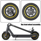 10 inch Electric Scooter Front Wheel Tubeless For Ninebot MAX G30, Front Wheel Tubeless