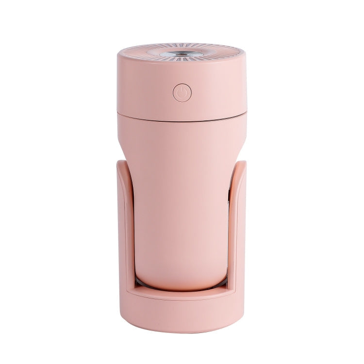 L09 USB Plug-in Rotating Colorful Night Light Humidifier, White, Pink, Black – Durable Build, Easy to Use Pink