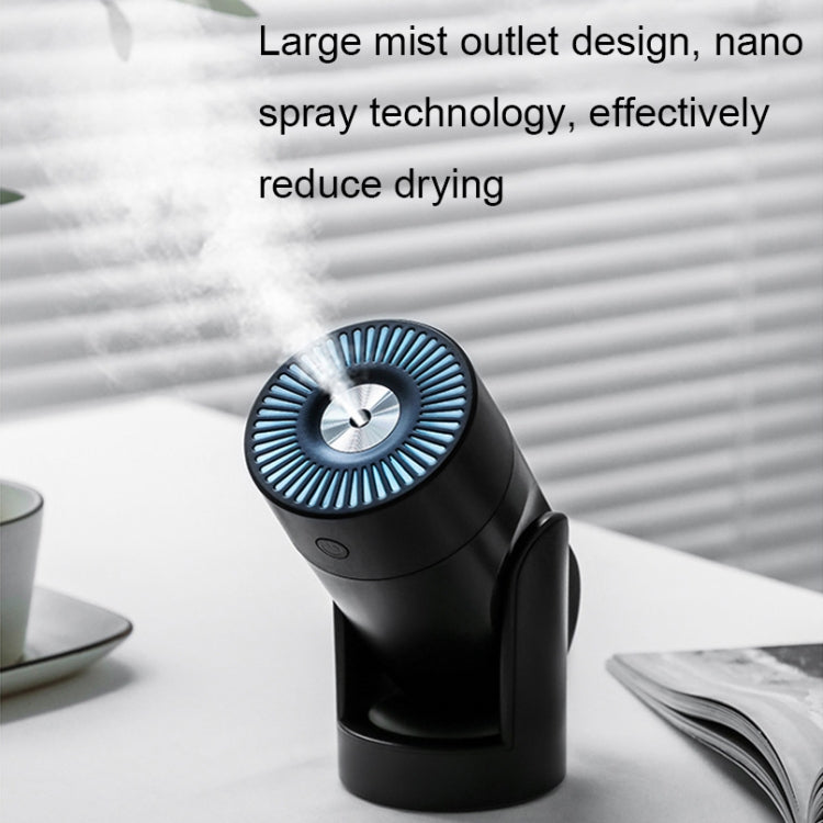 L09 USB Plug-in Rotating Colorful Night Light Humidifier, White, Pink, Black – Durable Build, Easy to Use