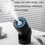 L09 USB Plug-in Rotating Colorful Night Light Humidifier, White, Pink, Black – Durable Build, Easy to Use