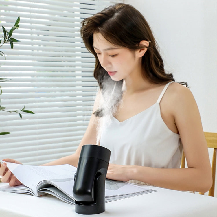L09 USB Plug-in Rotating Colorful Night Light Humidifier, White, Pink, Black – Durable Build, Easy to Use