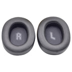 2pcs Headphone Cover Foam Cover for JBL E55BT, Color: Without LR, Black Black Black