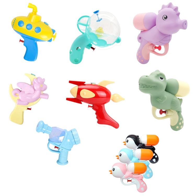 3 PCS Cartoon Shape Children Water Spray Toys, Spec:, Submarine, Duck, Pony, Rocket, Ice Type, Penguin (Random Color)