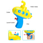 3 PCS Cartoon Shape Children Water Spray Toys, Spec:, Submarine, Duck, Pony, Rocket, Ice Type, Penguin (Random Color)