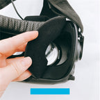 2 PCS PU Leather Face Foam Eye Mask Cover For HTC VIVE Headset VR, Thick 2cm, Thin 1.5cm