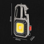 E-SMARTER W5138 Mini Bright Light Portable Flashlight, Specification:, Black, Tarnish, Black+Magnet, Tarnish+Magnet, Black+Bracket, Tarnish+Bracket, Black+Magnet+Bracket, Tarnish+Magnet+Bracket