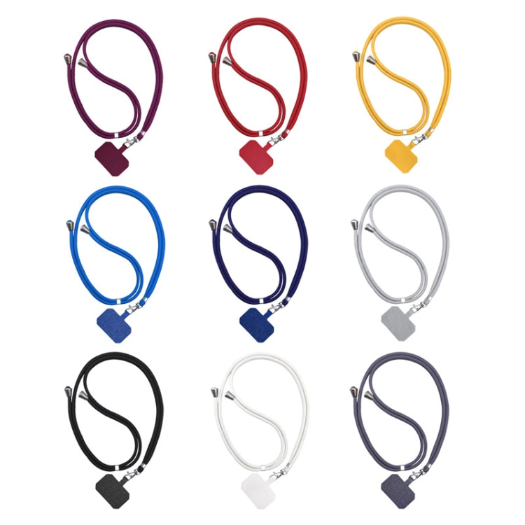 2 PCS Phone Lanyard Adjustable Detachable Neck Cord with Card, Black, Red, Yellow, Sky Blue, Wine Red, Light Gray, Dark Gray, Dark Blue, White – Lanyard
