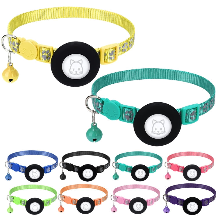 Accessory – Pet Cat Reflective Collar with Bell for AirTag 2nd Gen / AirTag 1st...