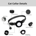 Accessory – Pet Cat Reflective Collar with Bell for AirTag 2nd Gen / AirTag 1st...