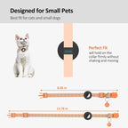Accessory – Pet Cat Reflective Collar with Bell for AirTag 2nd Gen / AirTag 1st...