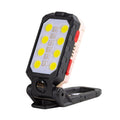 COB Work Light USB Charging Hook Emergency Flashlight Maintenance Lamp, Style:, W598A 8 Hole, W598B Small, W599A 10 Hole, W599B Large W598A 8 Hole