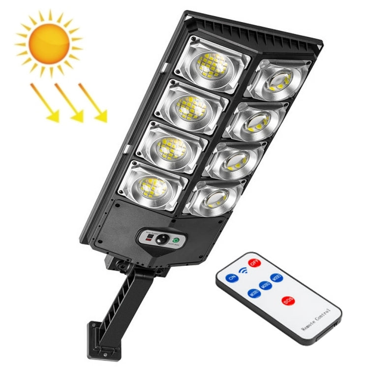 E-SMARTER LED Strong Light Dual Row Road Light Solar Garden Sensor Light, Style:, W789A-4, W789B-4 W789A-4